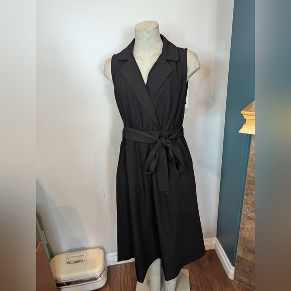 NWT Torrid black Midi Shirtdress with tie waist 0x, 12 - Picture 17 of 17